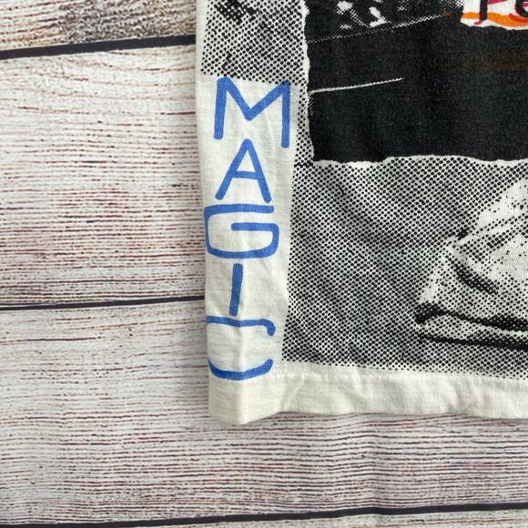 Vintage 1992 Magic Johnson All Over Print Single Stitch T-Shirt Men's‎ Size XXL - Picture 3 of 10